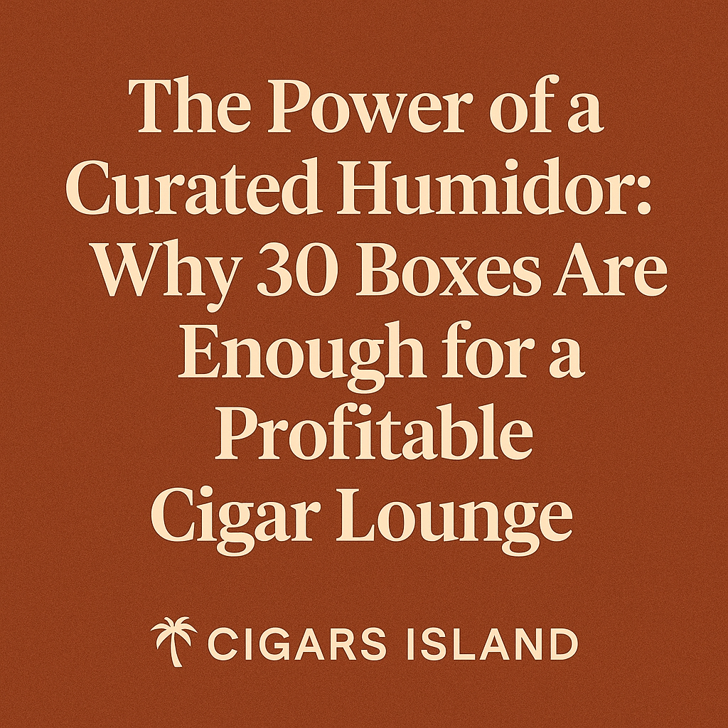 The Power of a Curated Humidor: Why 30 Boxes Are Enough for a Profitable Cigar Lounge