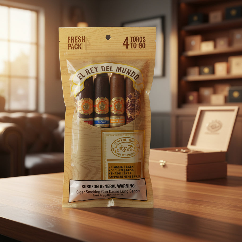 El Rey del Mundo Core Fresh Pack 4 Cigar Sampler