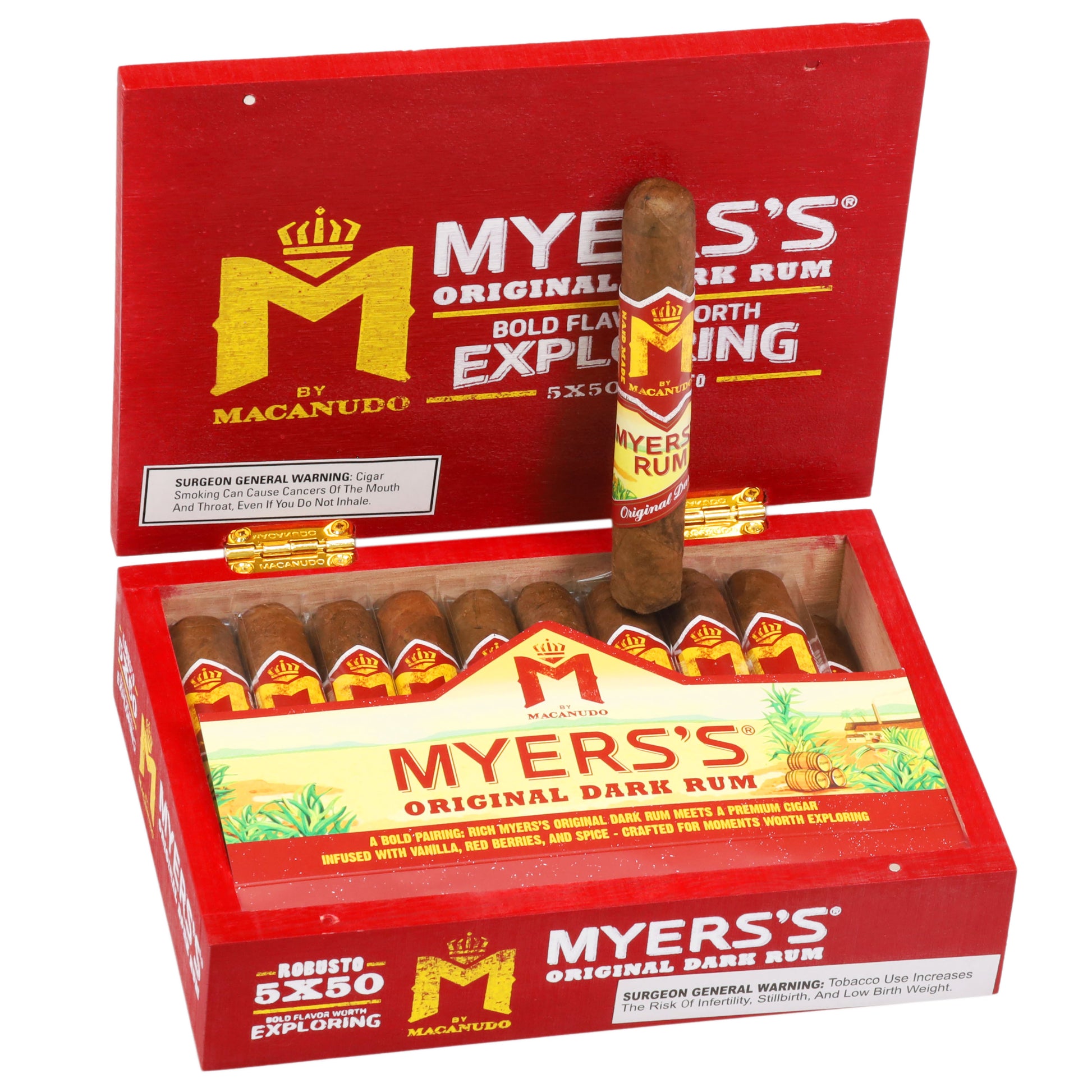 M by Macanudo Myer's Rum Robusto