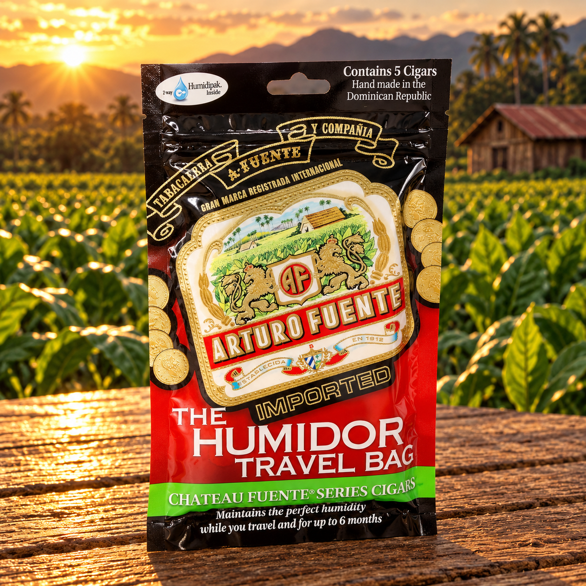 Arturo Fuente Double Chateau Sun Grown 5 Pack Display