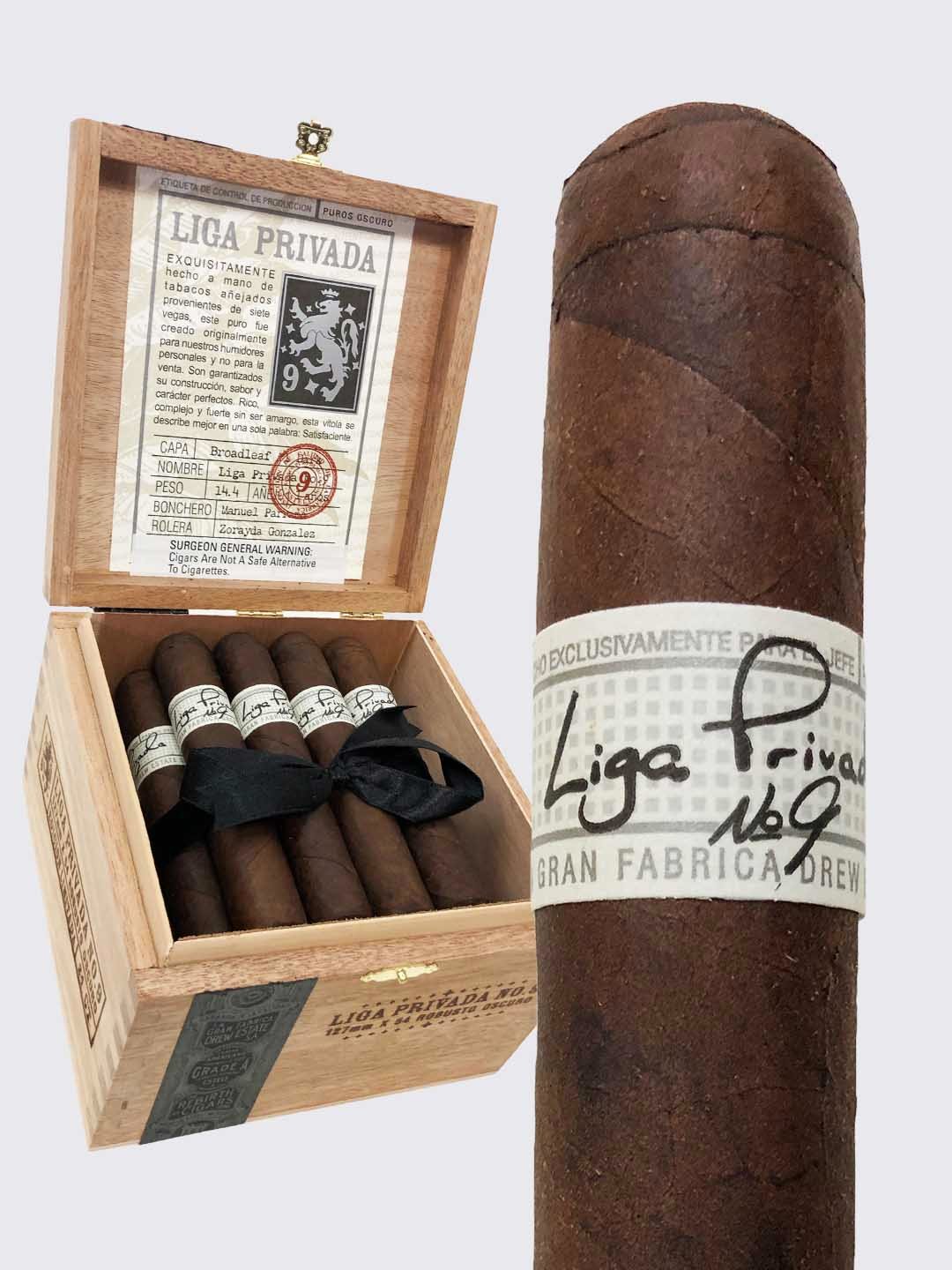 Liga Privada No.9 Robusto Oscuro