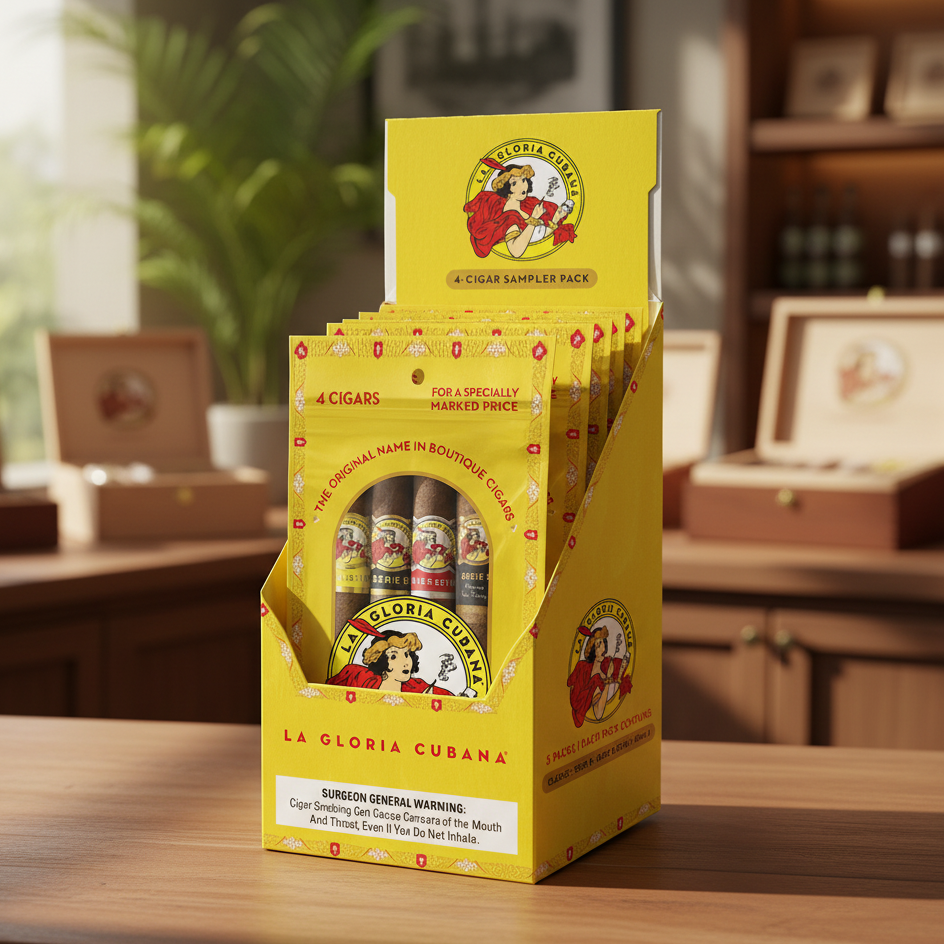 La Gloria Cubana Fresh Pack 4 Cigar Sampler