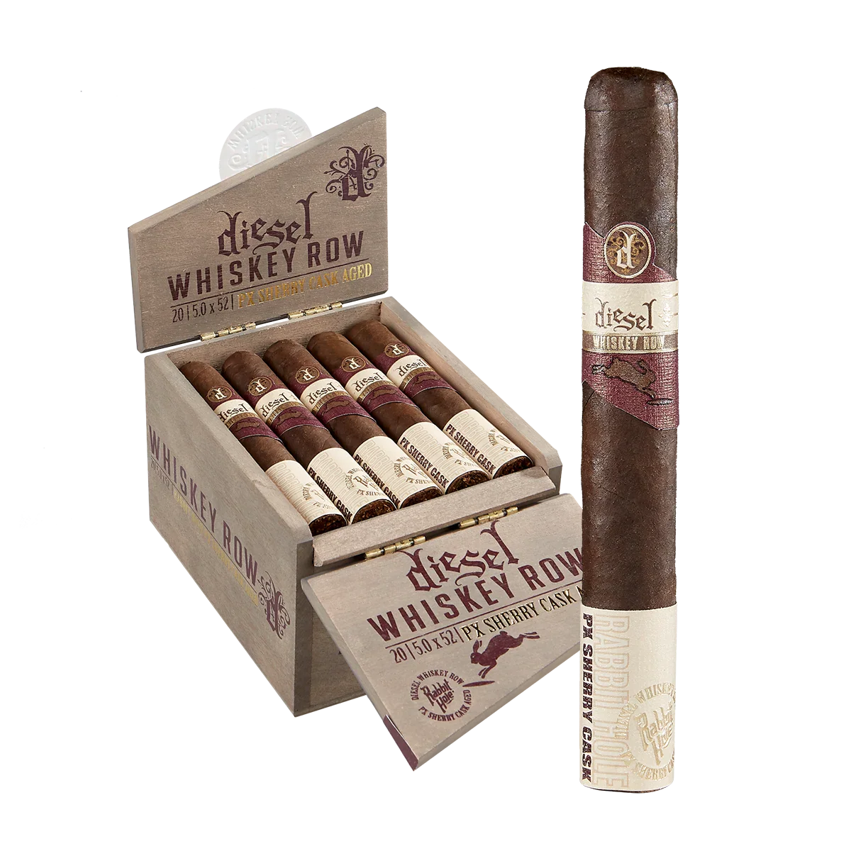 Diesel Whiskey Row PX Sherry Cask Robusto by AJ Fernandez