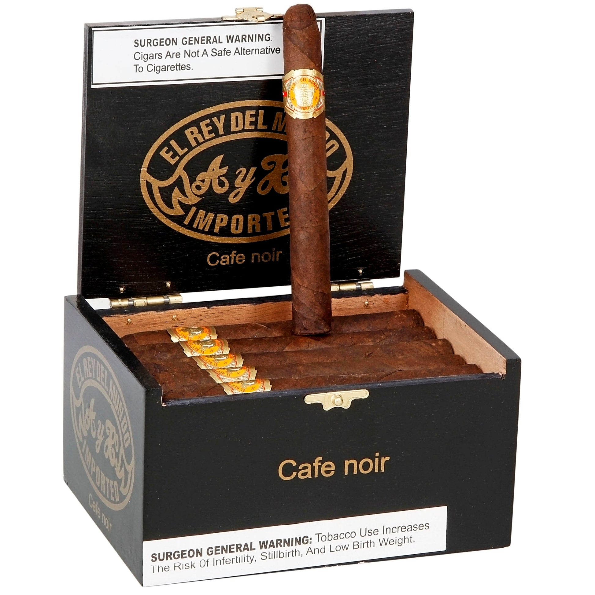 El Rey del Mundo Cafe Noir Petit Panetela