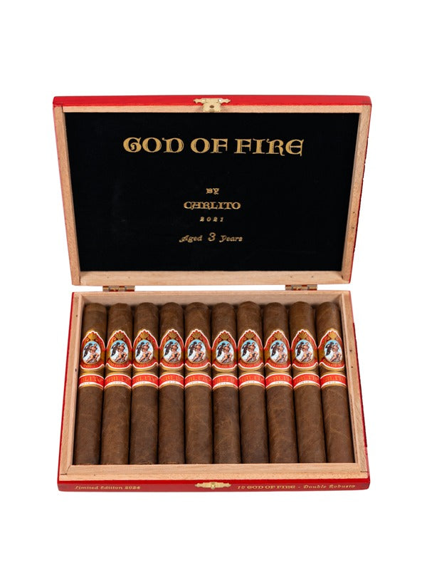 God Of Fire By Carlito Double Robusto